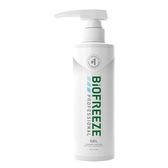 Biofreeze Professional Pain Relieving Gel 16 oz Gel Pump - Green