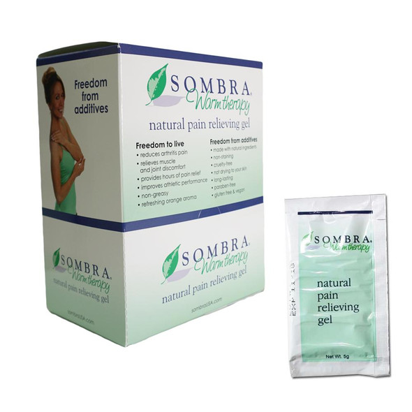 Sombra Warm Pain Relief 2 gm Packet Dispenser Box