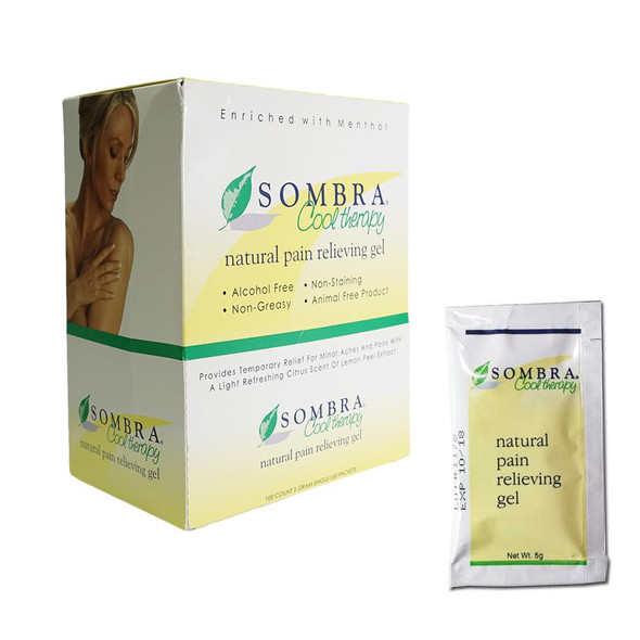Sombra Cool Pain Relief 2 gm Packet Dispenser Box