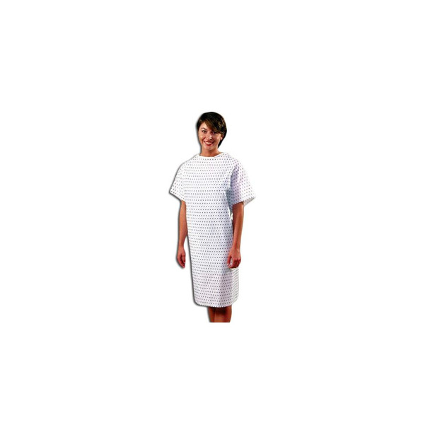 Patient Gowns Economy 12 Pack Snowflake Print