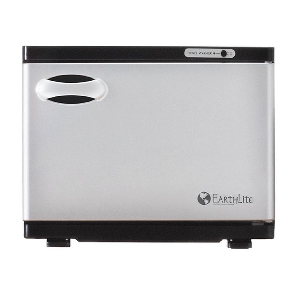 Earthlite UV Hot Towel Cabinet Standard 120V Black/Silver