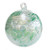 Mint Green Jade White Twist Iridized  4 Inch