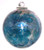 Witch Ball Iridescent Aqua Marine