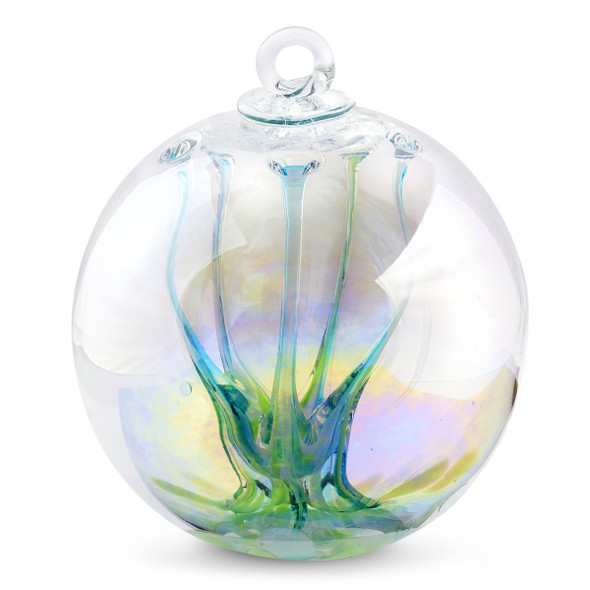 Enigmatic Witch Ball Iridescent Waters Colors 