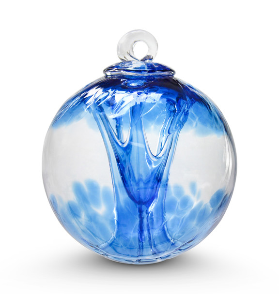 Spirit Tree Witch Ball  (Iris Blue) 4 inch