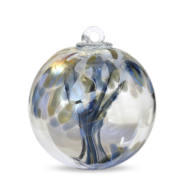 Spirit Tree Witch Ball "Winter" 6 Inch Iridized 