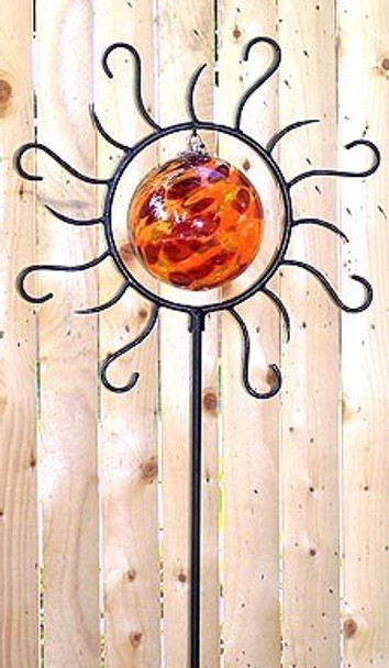 Spiraling Sun Stick for 6 Inch Ornaments