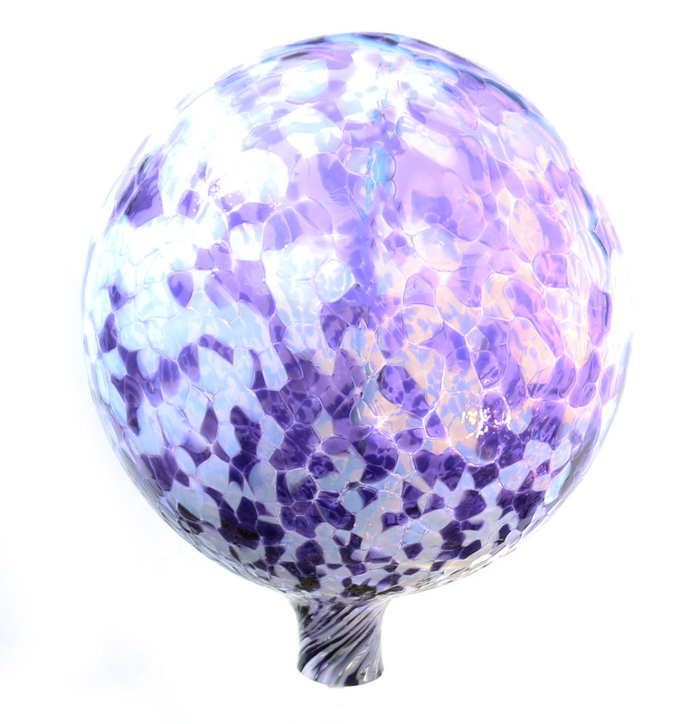 Hyacinth / Moon Glow Gazing Ball