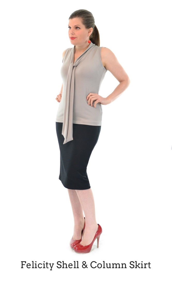 Felicity Shell & Column Skirt