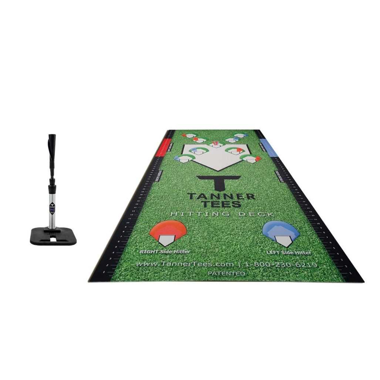 Choice of Popular Tanner Batting Tee + Hitting Deck Bundle