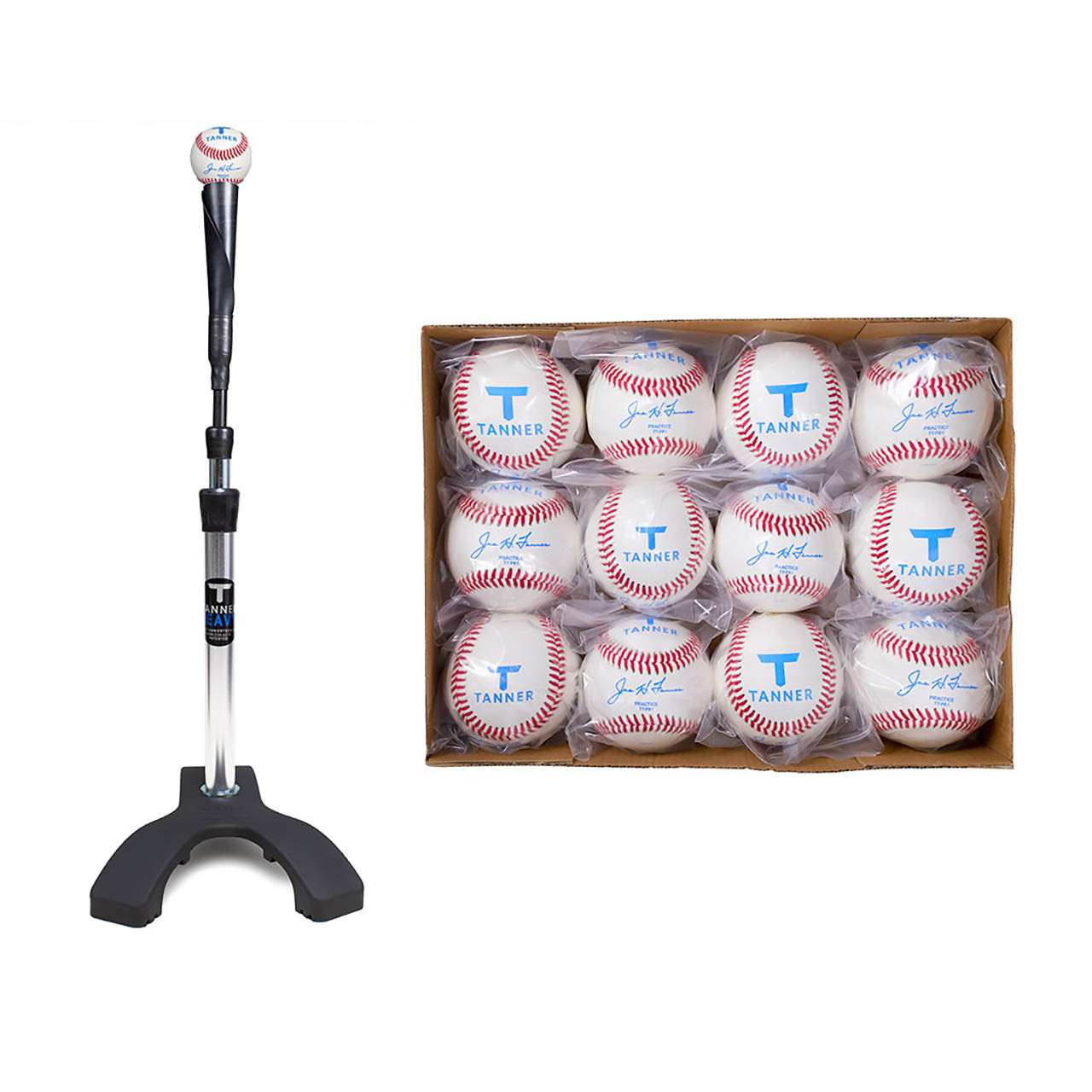 SAVE with Choice of Tanner Batting Tee & Practice Baseballs
