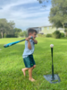 Tanner Jr. Youth Batting Tee - Child Playing in Backyard Tanner Jr. Youth Batting Tee - Child Playing in Backyard