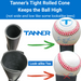 Best Batting Tee with Tanner Tight Rolled Cone Best Batting Tee with Tanner Tight Rolled Cone