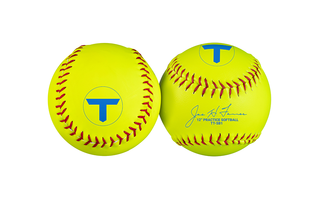 Tebery 6 Pack Sports Practice Softballs, 12-Inch Official Size and Weight  Slowpitch Softball, Unmarked & Leather Covered Training Ball for Games
