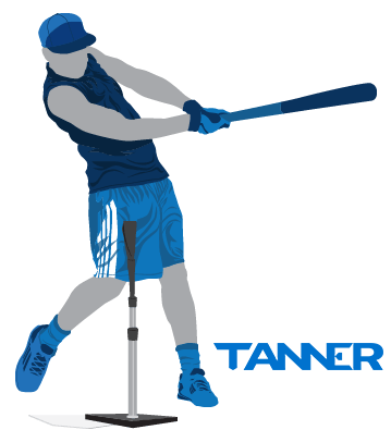 Tanner Heavy Tee Hitting/Batting Baseball/Softball Tee