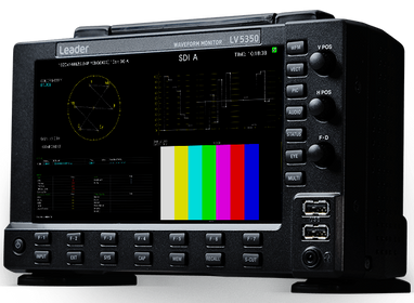 Leader LV5350 Waveform Monitor- Front