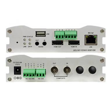 Marshall VS-102-HDI 2.0 MP High Resolution Encoder & Decoder w/ HDMI - Front & Rear Views