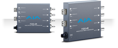 4-Channel Single Mode LC Fiber to 3G-SDI Receiver