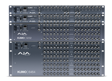 AJA KUMO 32 x32 Compact 12G-SDI Router, with 1 power supply | BIS