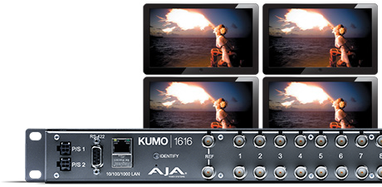 AJA KUMO 16x16 Compact SDI Router, with 1 power supply | BIS