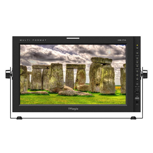 TVLogic LVM-171A 17-Inch FHD Multi-Format Monitor 1920x1080 - Front View