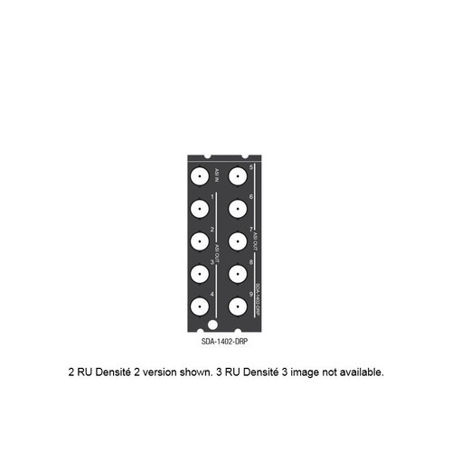 Grass Valley SDA-1402-DRP-3RU Double Rear Panel 1x9 for SDA-1402 DensitÃ© 3
