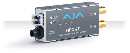 2-Channel 3G-SDI to Single Mode LC Fiber Transmitter