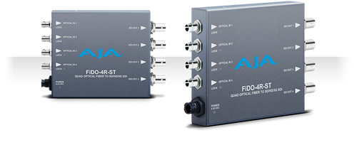 4-Channel Single Mode ST Fiber to 3G-SDI Receiver