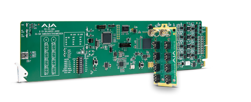3G-SDI 4-Ch Analog Audio Embedder/Disembedder, Balance XLR