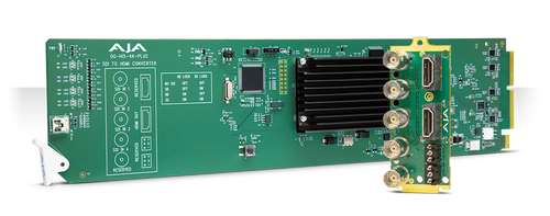 4x 3G-SDI to HDMI 2.0 with up to UltraHD 60p, HD-SDI to HD-HDMI