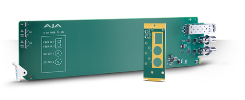 2 Channel Multi-Mode LC Fiber to 3G-SDI Receiver