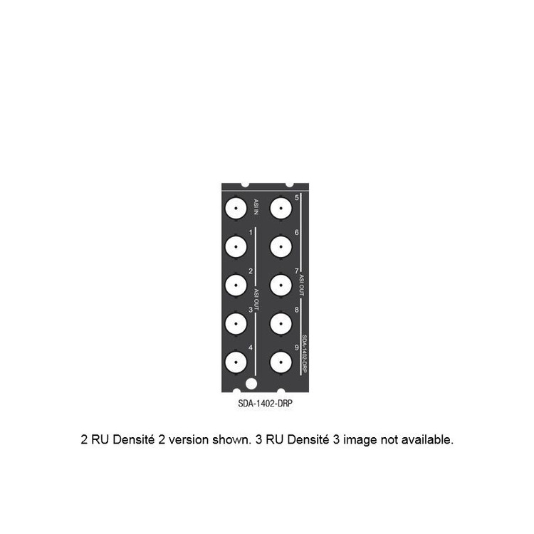 Grass Valley 3RU Double Rear Conn Panel for SDA-1402 | BIS