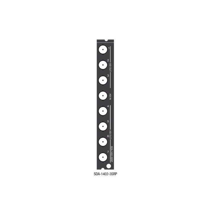 Grass Valley Single Rear Conn Panel with 7 Outputs for SDA-1402 | BIS