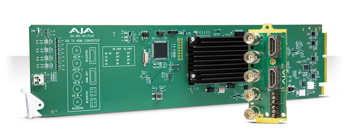 HDMI to - AJA 4K Converter SDI 2.0 3G-SDI Hi5-4K-Plus Video HA5-4K