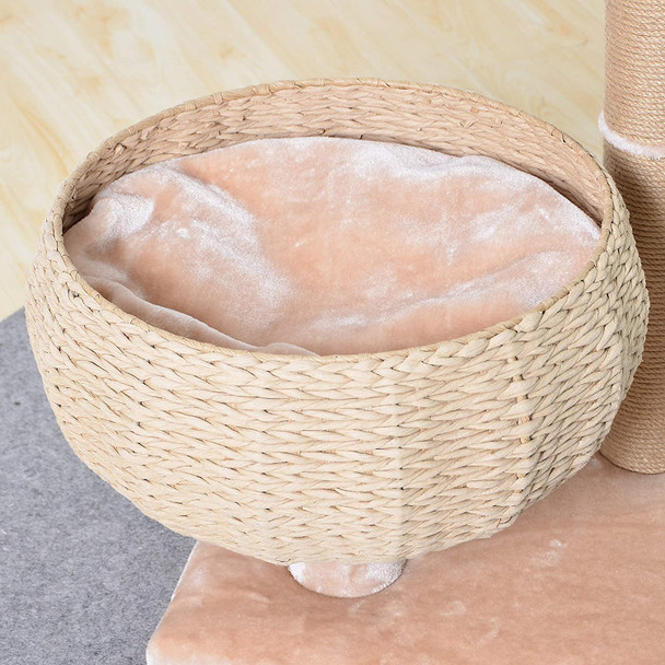 New Paper Rope Natural Bowl Shaped with Perch Cat Tree