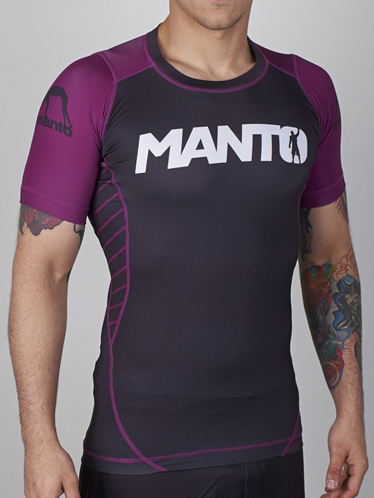 MANTO "CHAMP" RASHGUARD Purple - IBJJF Approved