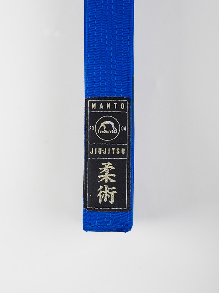 MANTO "ARTE SUAVE" PREMIUM BELT Blue for Jiu-Jitsu