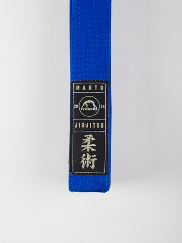 MANTO "ARTE SUAVE" PREMIUM BELT Blue for Jiu-Jitsu