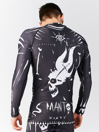 MANTO "VOODOO" RASHGUARD Black