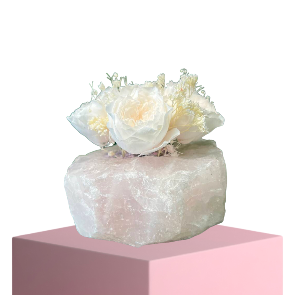 Preserved White Rose Quartz — El Paso florist arrangement
