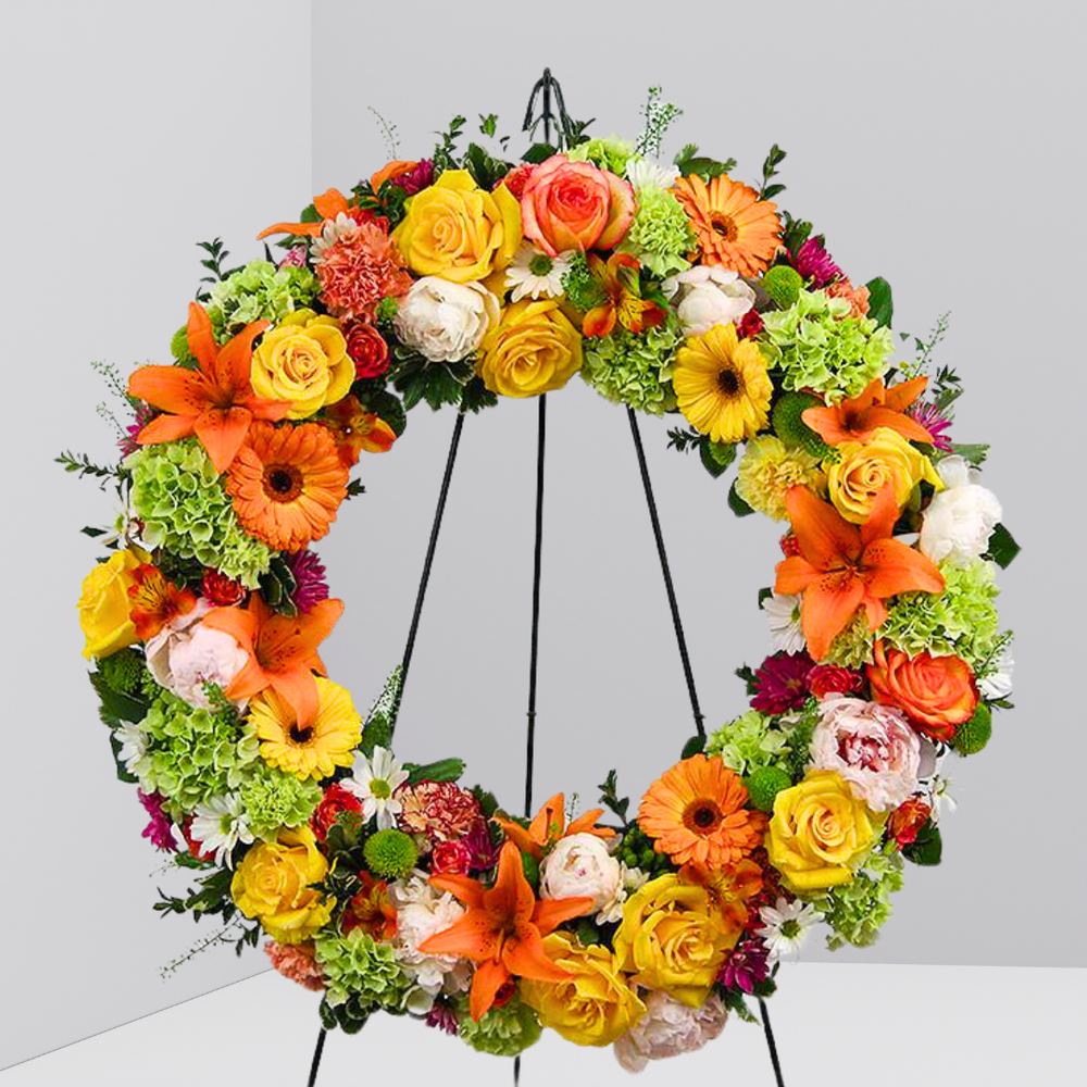 Everlasting Joy Wreath — El Paso florist arrangement