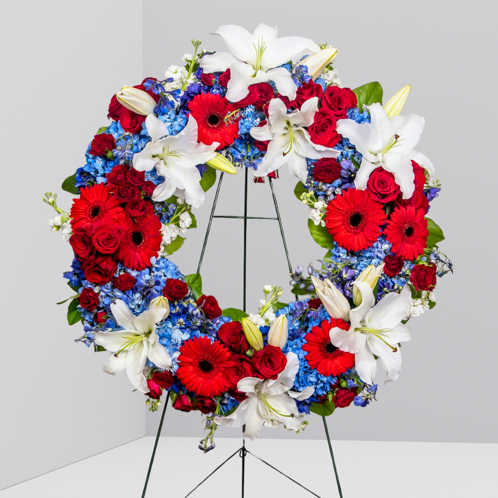 Hope Above Wreath — El Paso florist arrangement