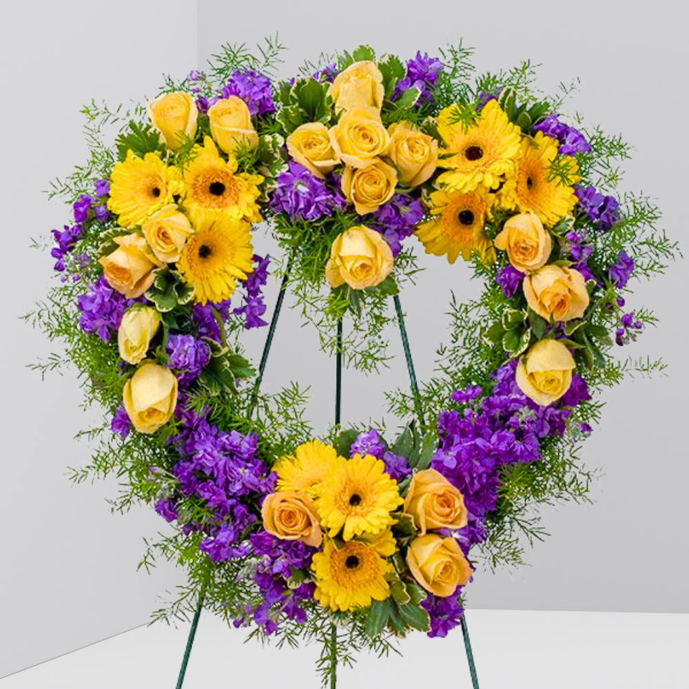 Thankful Heart Wreath — El Paso florist arrangement