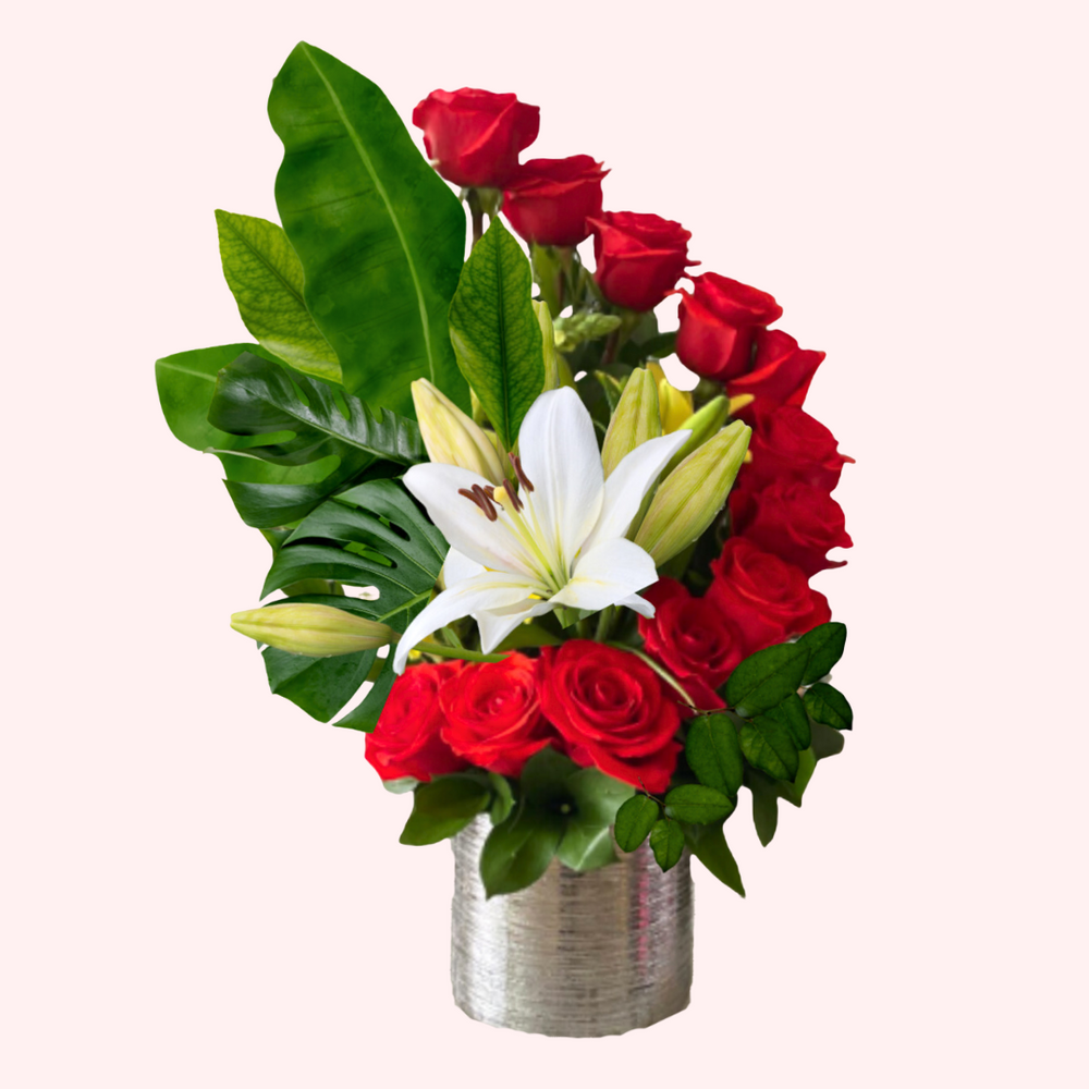 Extravagant Rose Ladder — El Paso florist arrangement