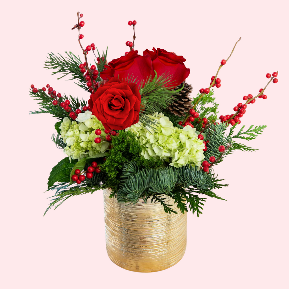 Golden Holiday — El Paso florist arrangement