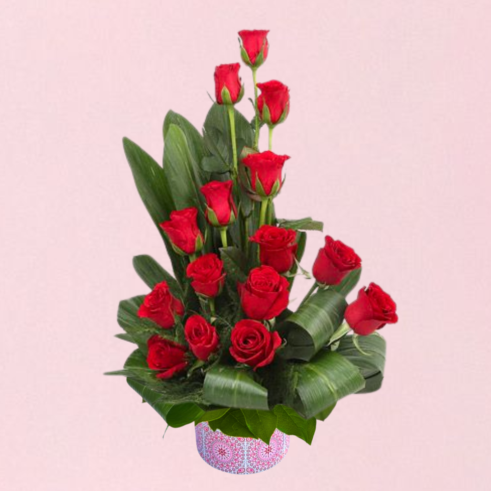 15 Rose Ladder — El Paso florist arrangement