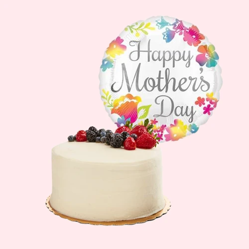 Mother's Day Cake + Balloon 