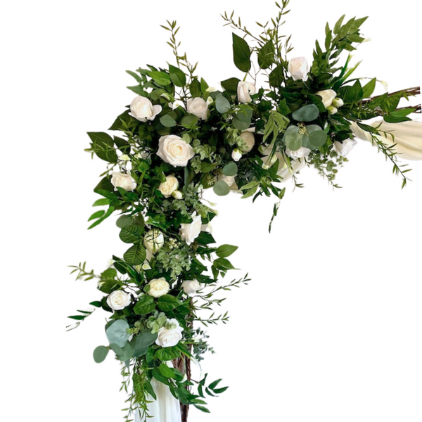 Side Wedding Arch — El Paso florist arrangement