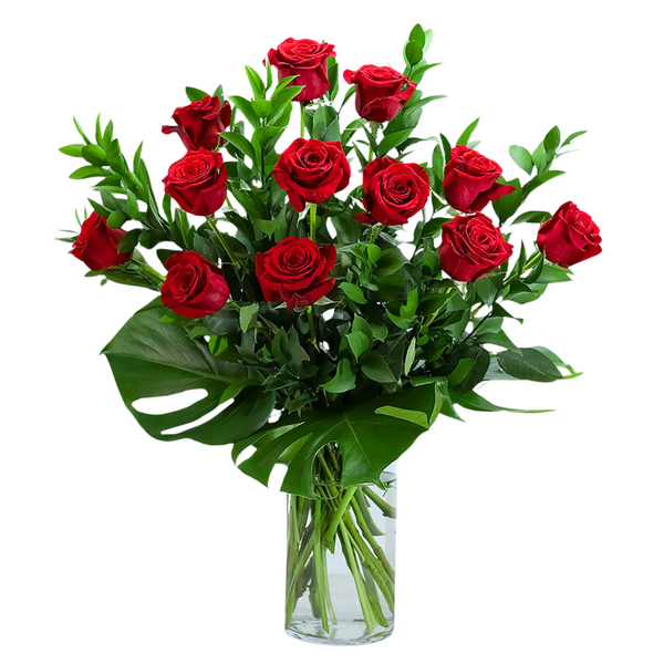 Modern Dozen Roses — El Paso florist arrangement