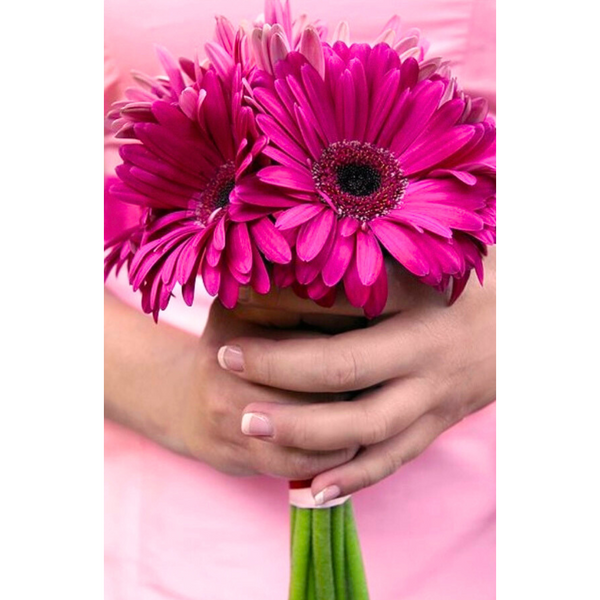 Bouquet With Hot Pink Gerberas # 7 — El Paso florist arrangement